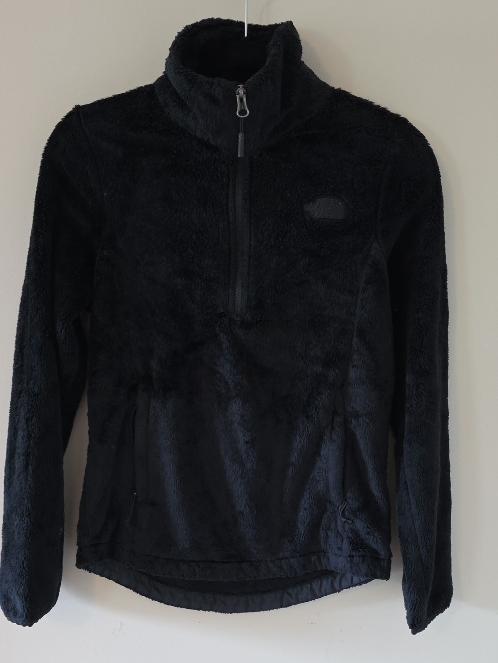 The North Face Black Plush Half-Zip Fleece Pullover